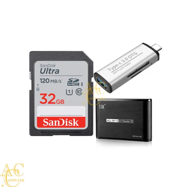 Đầu đọc thẻ OTG Type C (3 trong 1)