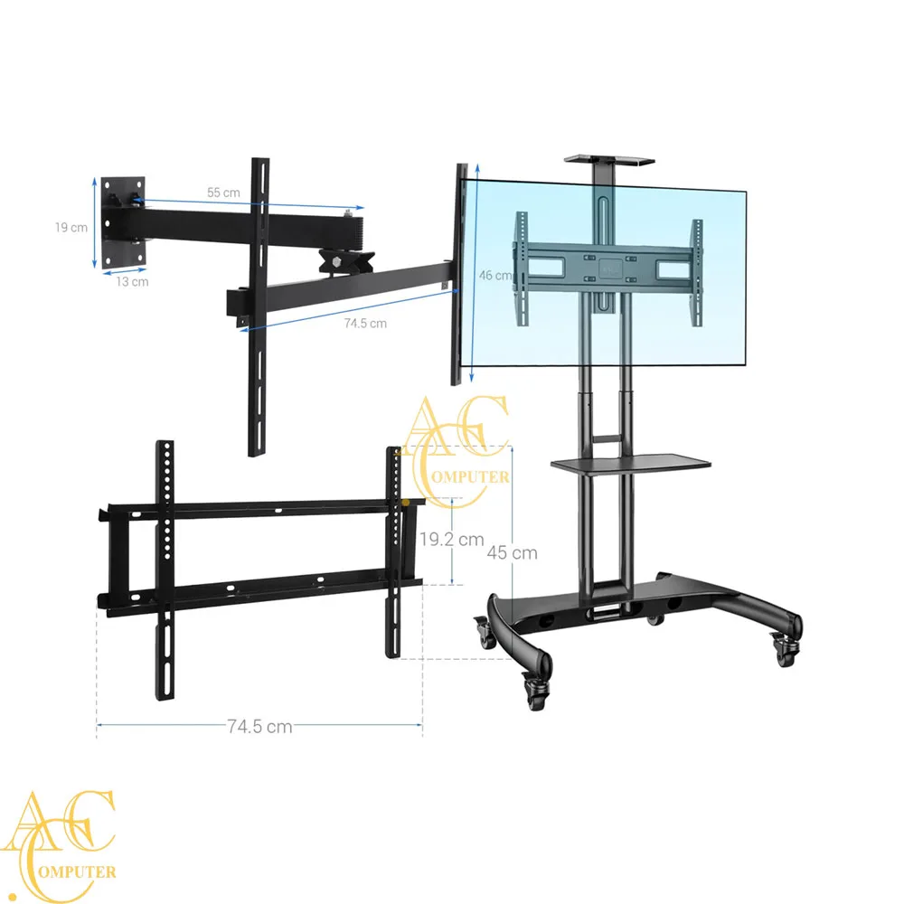 Khung treo tivi cố định VT-42 (từ 37" đến 65")